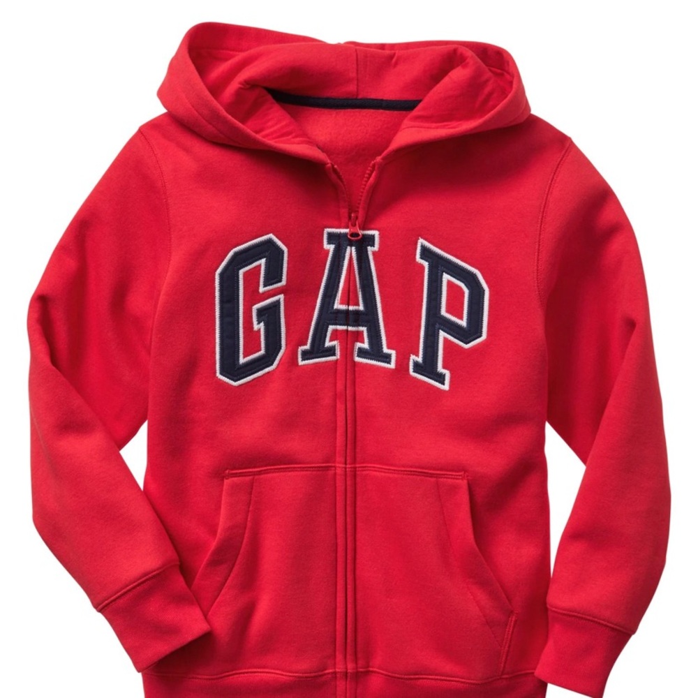 Red Gap zip up hoodie